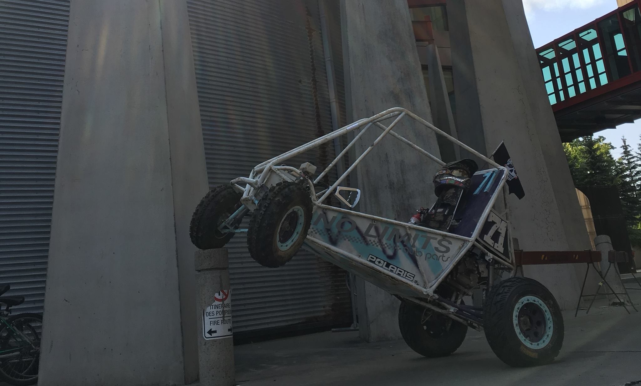 Baja buggy climbing
