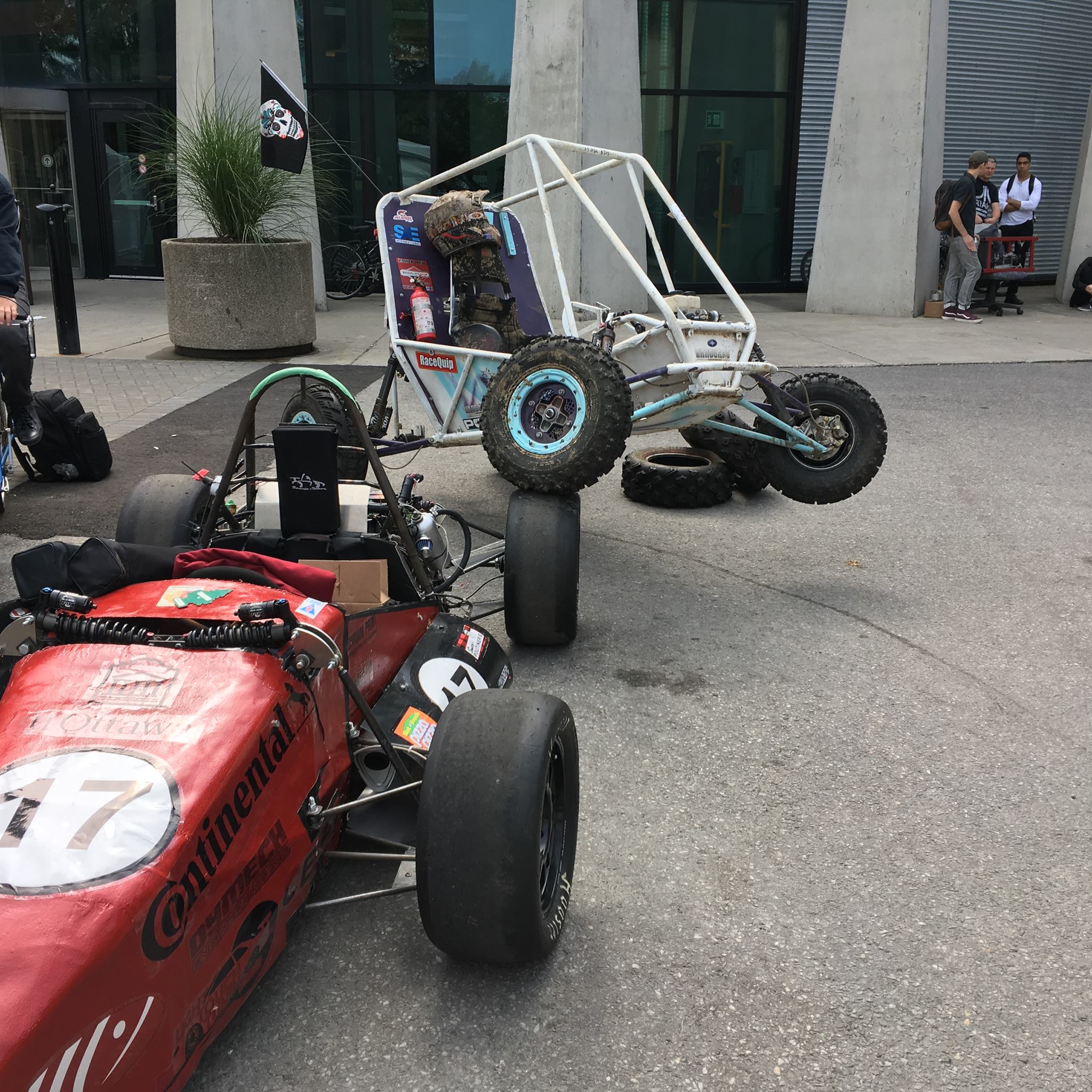 Baja car and Formula Student car