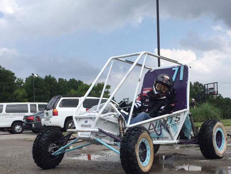 Baja buggy on track
